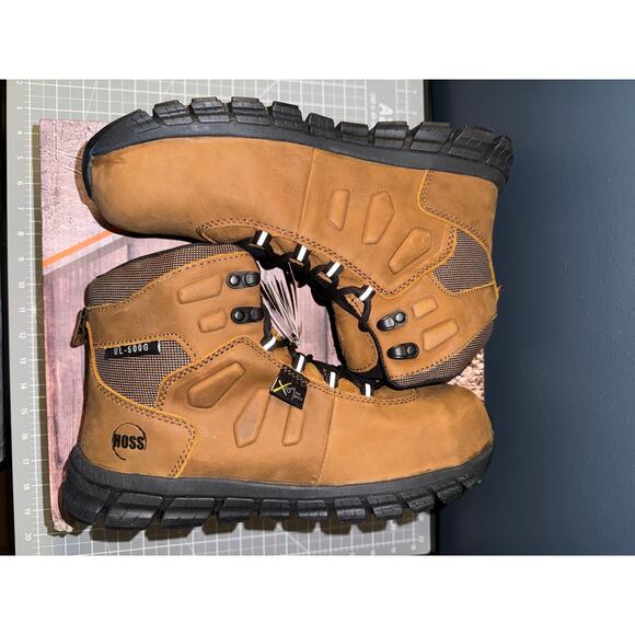 Hoss Tikaboo-UL Met Guard Brown Composite Toe Boot 60240 Men\'s 10D main image 5